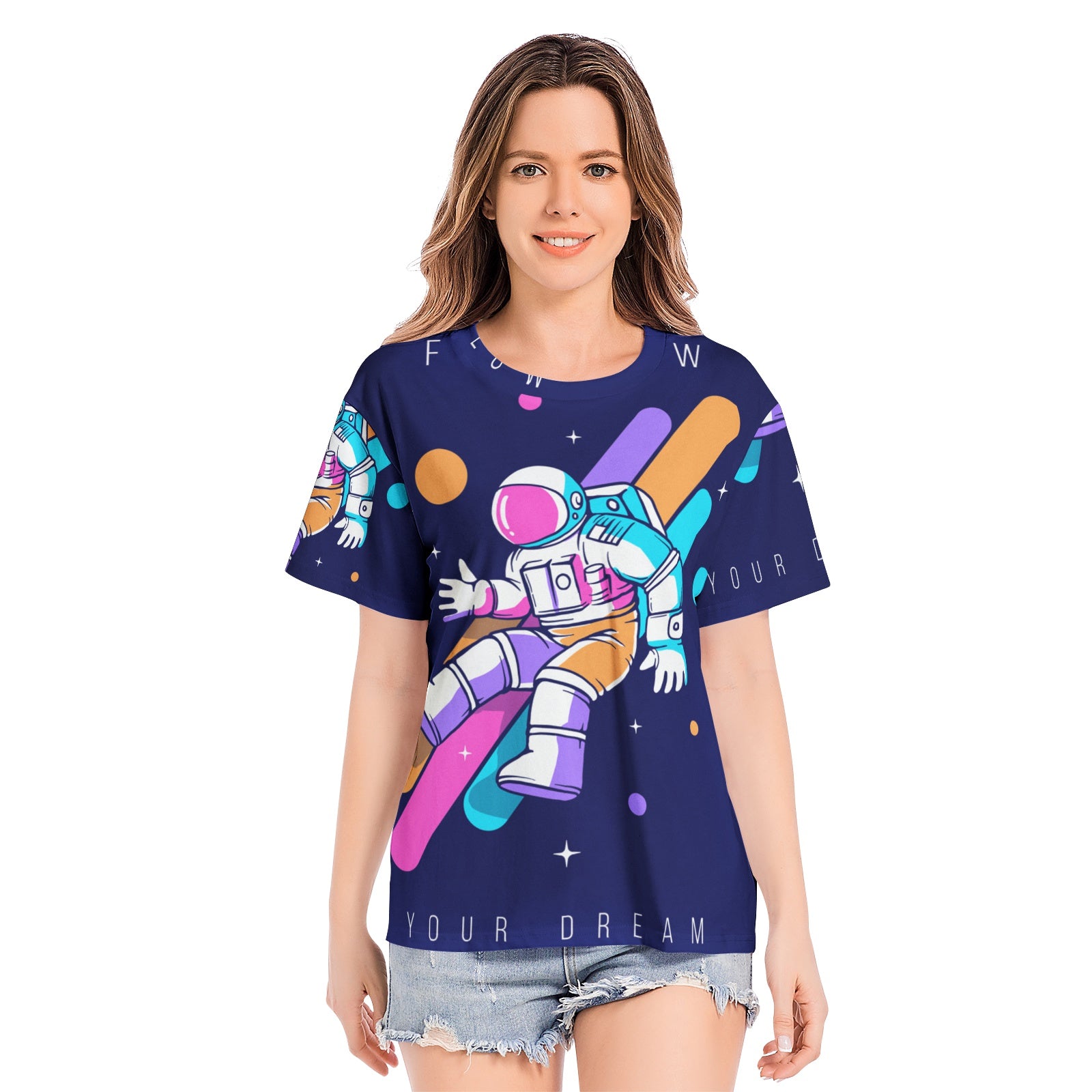 Unisex All-Over Print Cotton T-shirts