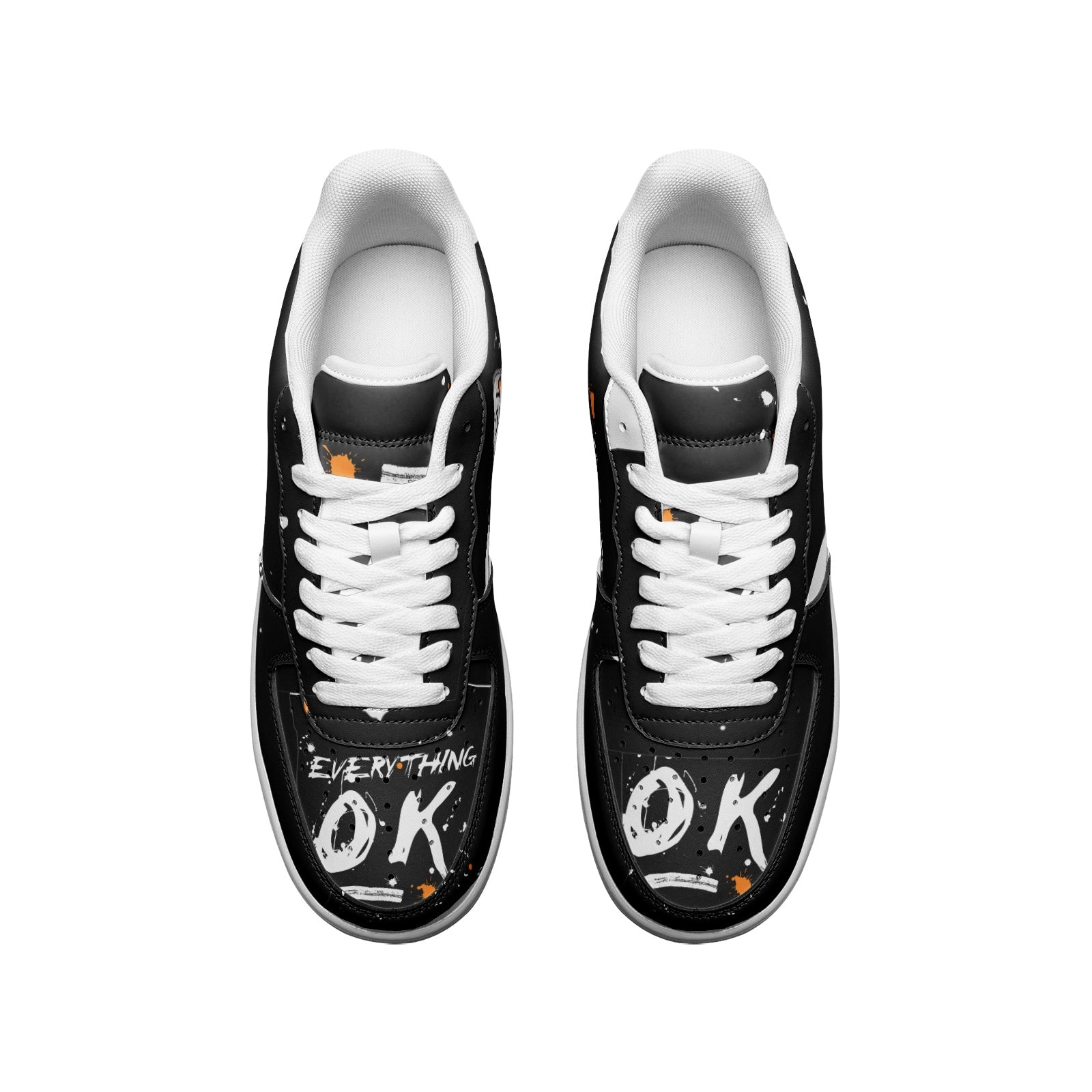 Unisex Low Top Leather Sneakers