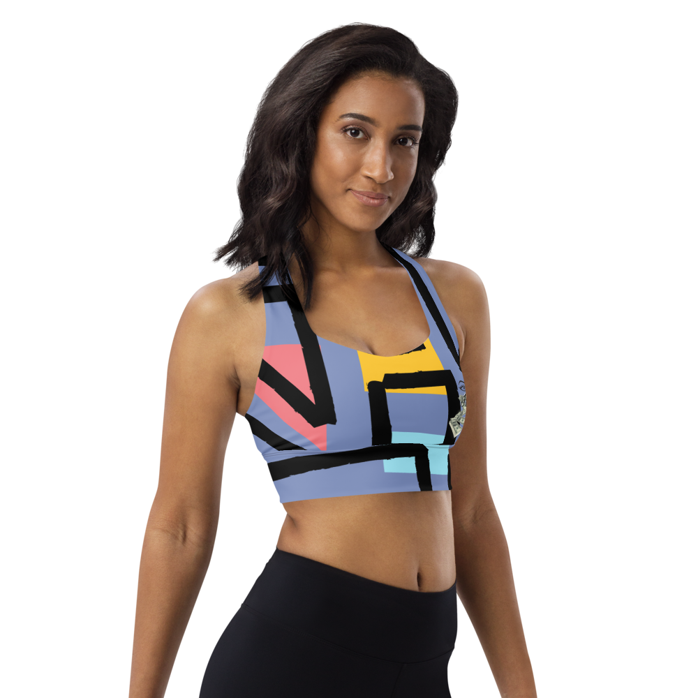 Longline sports bra