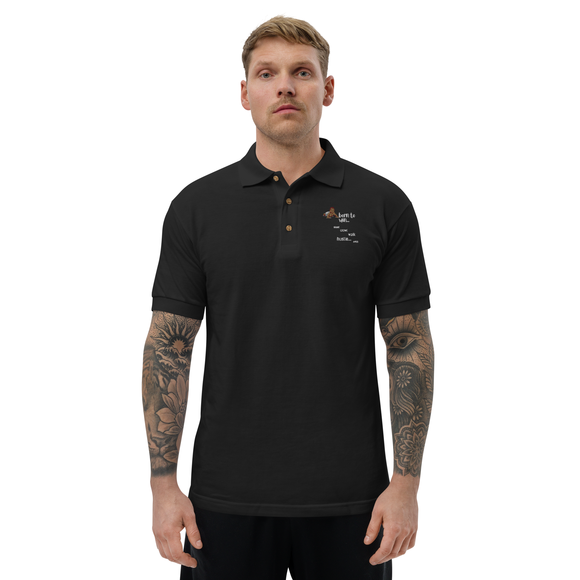 Embroidered Polo Shirt