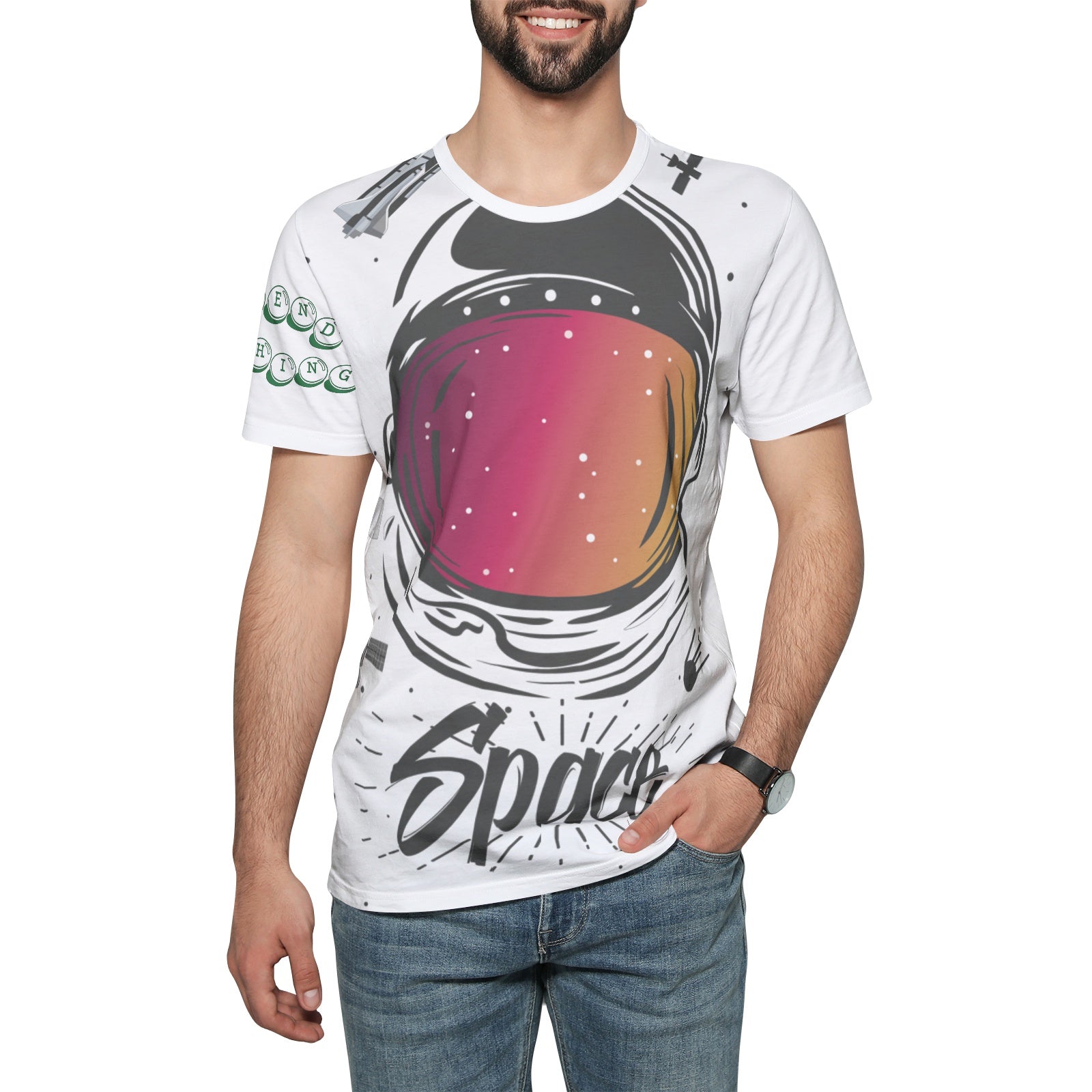 Unisex All-Over Print Cotton T-shirts