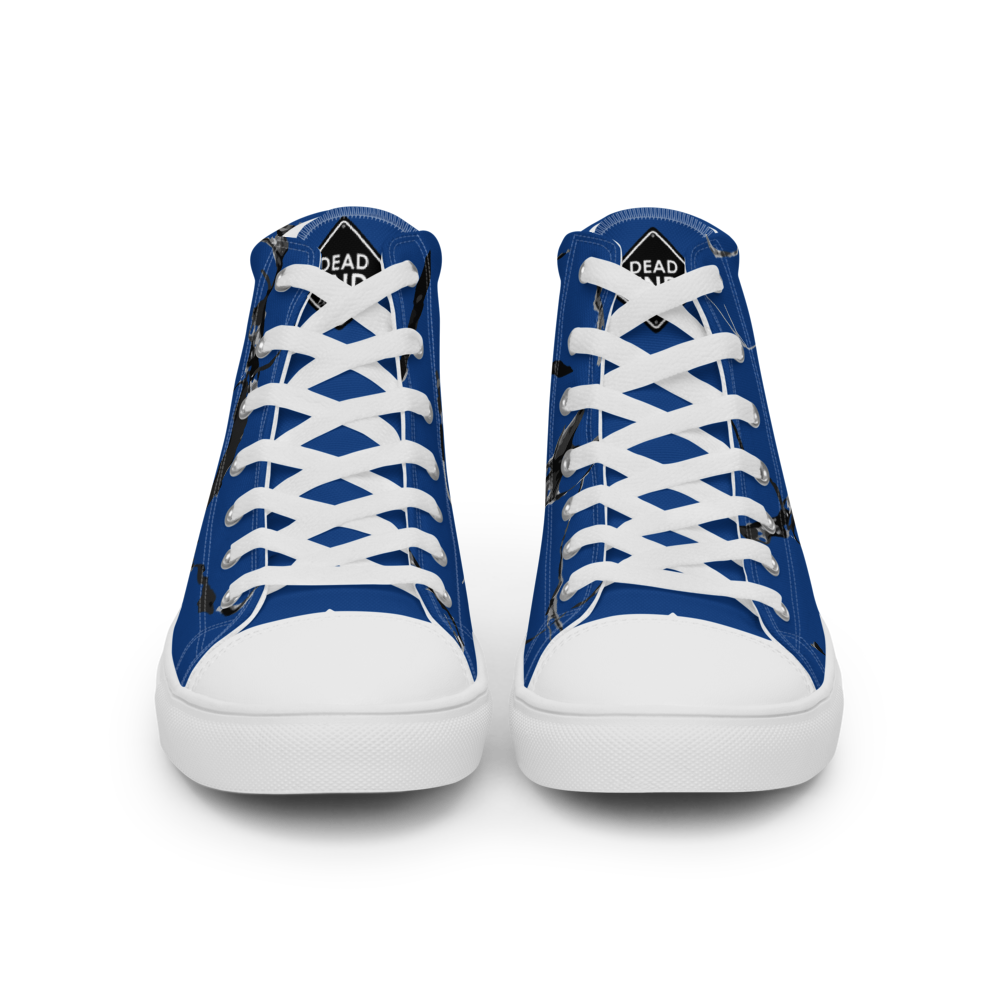 Men’s high top canvas shoes