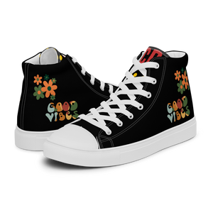 Men’s high top canvas shoes