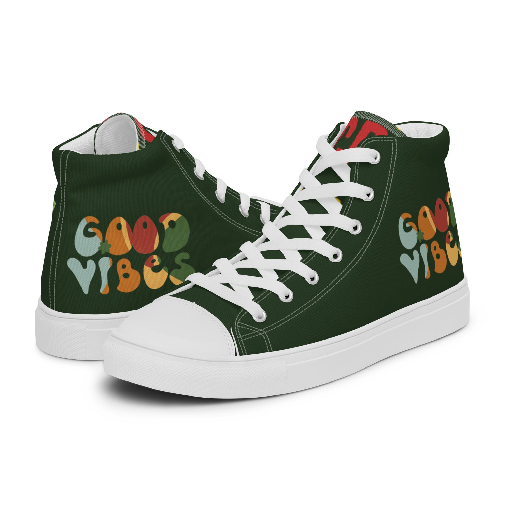 Men’s high top canvas shoes