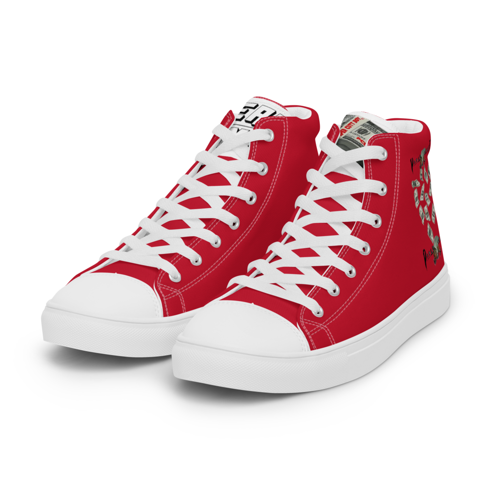 Men’s high top canvas shoes