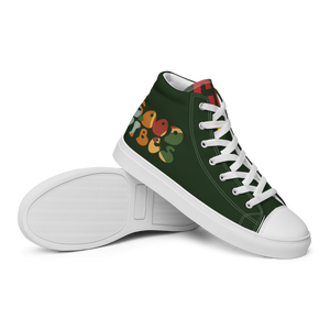 Men’s high top canvas shoes