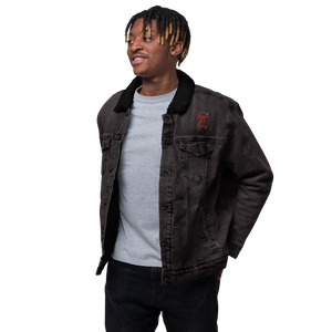 Unisex denim sherpa jacket