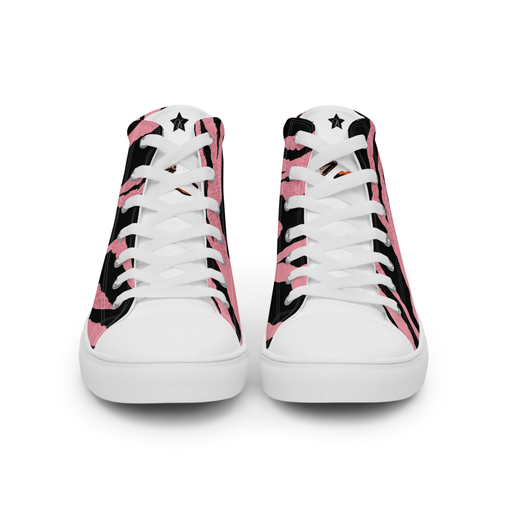 Women’s high top canvas shoes