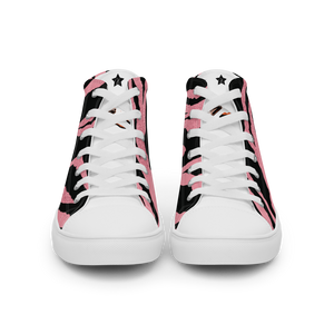 Women’s high top canvas shoes