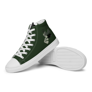 Women’s high top canvas shoes