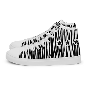 Women’s high top canvas shoes