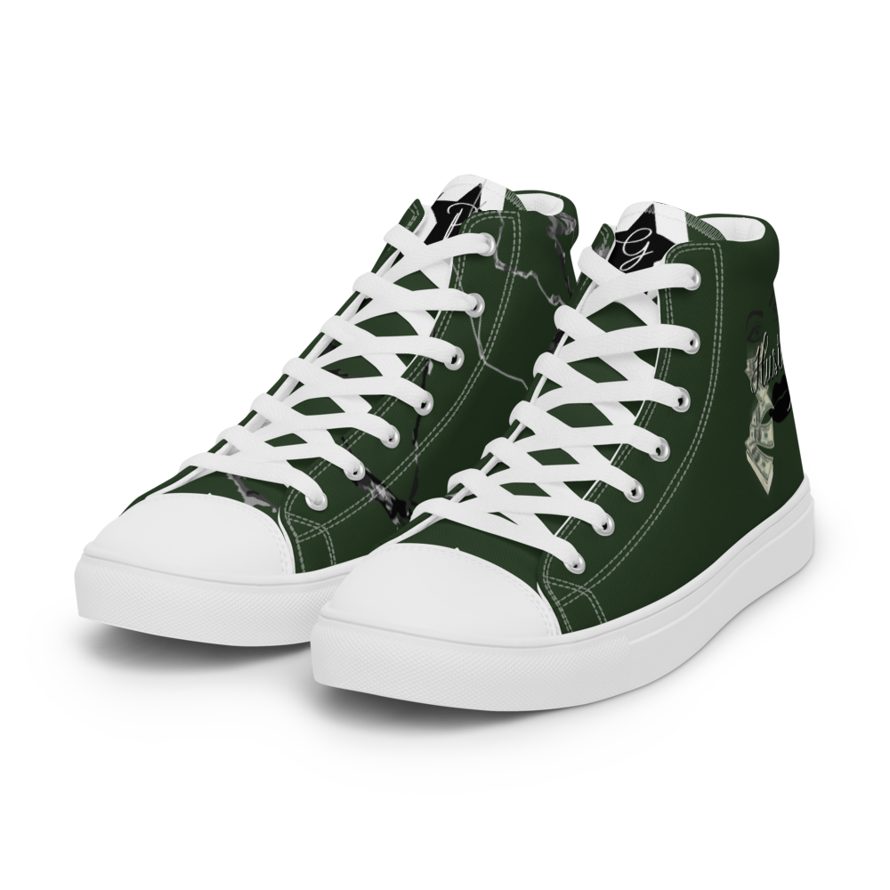 Women’s high top canvas shoes