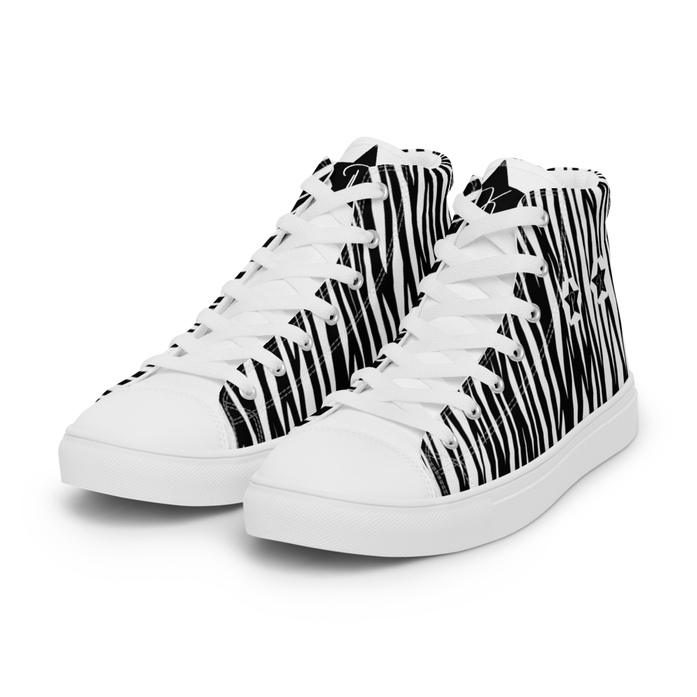 Women’s high top canvas shoes