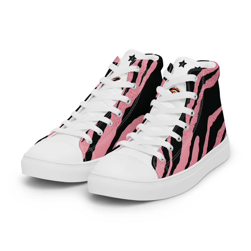 Women’s high top canvas shoes