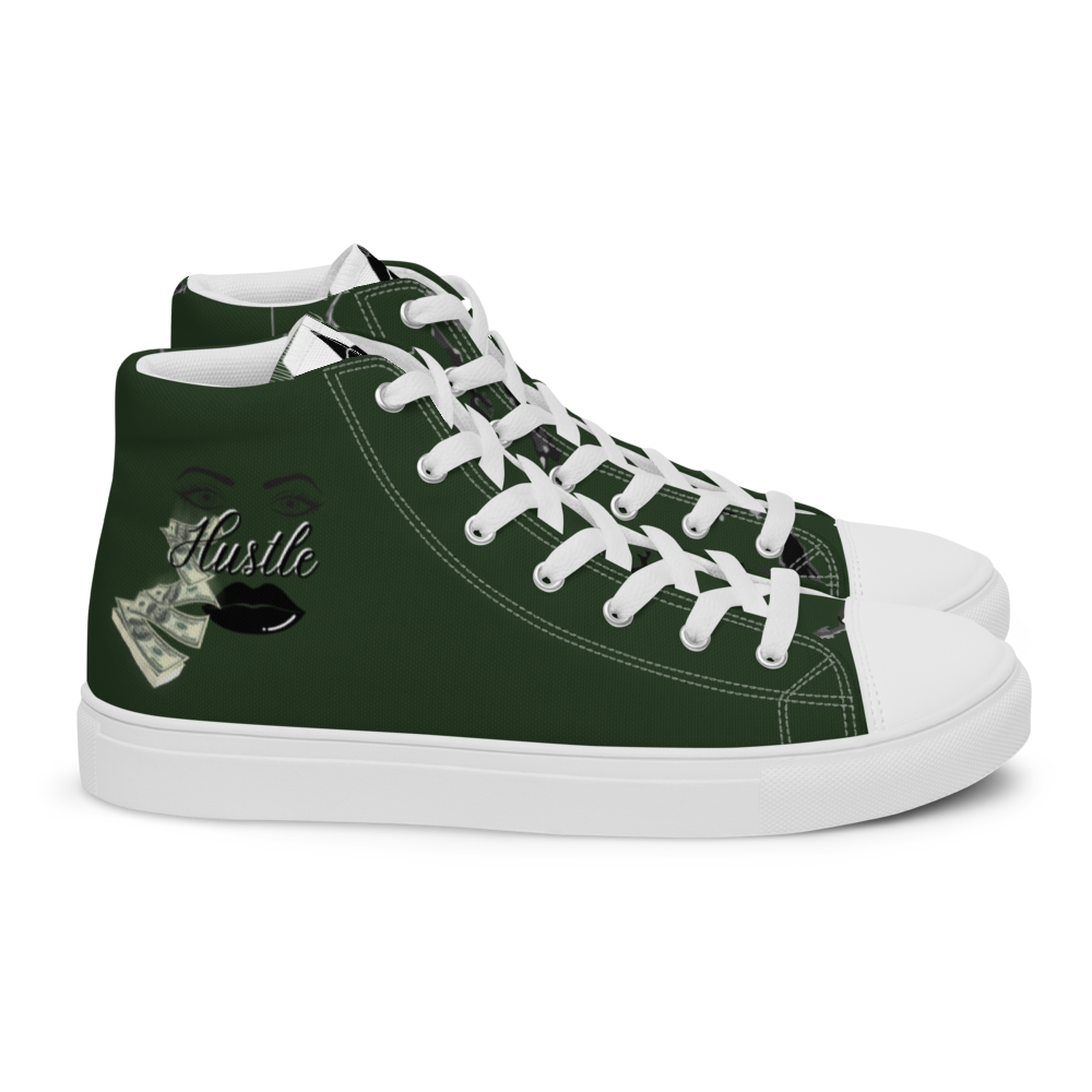 Women’s high top canvas shoes