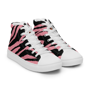 Women’s high top canvas shoes